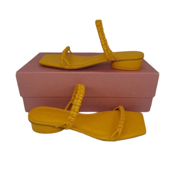 Cult Gaia Leather Milo Sandal Sz 8.5 38.5 - Picture 4 of 11